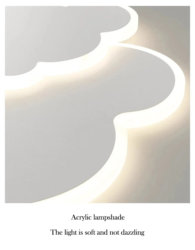 Children Lighting - Creative Cloud Children's Room LED Ceiling Light Modern Bedroom Study Lamp Nordic Designer Fixture SW-36210458 - SWEET-LIGHTS