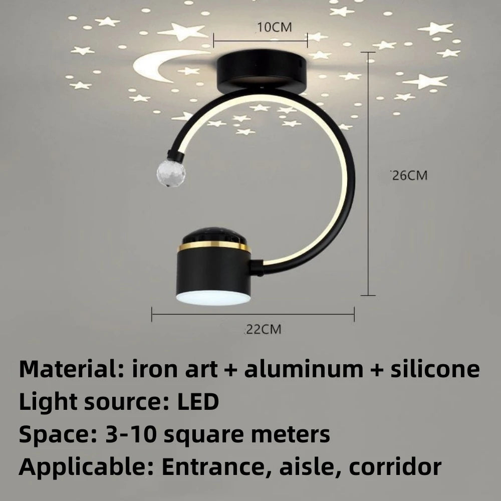 Ceiling Light - 20W Chandelier Nordic LED Star Sky Projection Lamp SW-36210374 - SWEET-LIGHTS