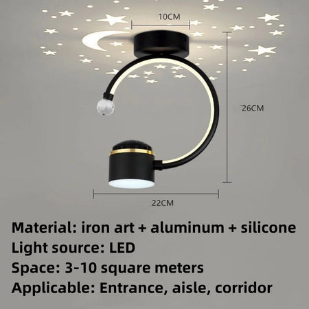 Ceiling Light - 20W Chandelier Nordic LED Star Sky Projection Lamp SW-36210374 - SWEET-LIGHTS