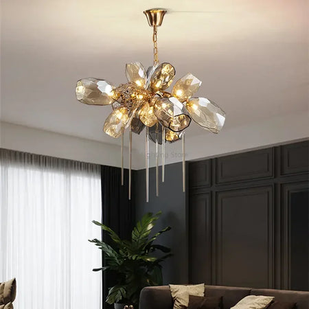 Chandelier - Modern Luxury LED Stainless Steel Crystal Pendant Light Free Bulb SW-36210789 - SWEET-LIGHTS