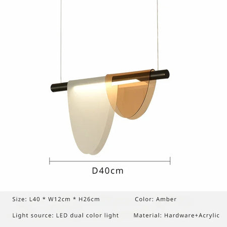 Pendant Light - Nordic Salon Colored Acrylic Chandelier LED Lamp for Dining Living Room Bedroom Lustre Lightings SW-36210923 - SWEET-LIGHTS