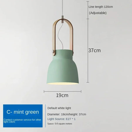 Pendant Light - Nordic Loft LED Iron Macaron Lamp Fixtures SW-36210347 - SWEET-LIGHTS