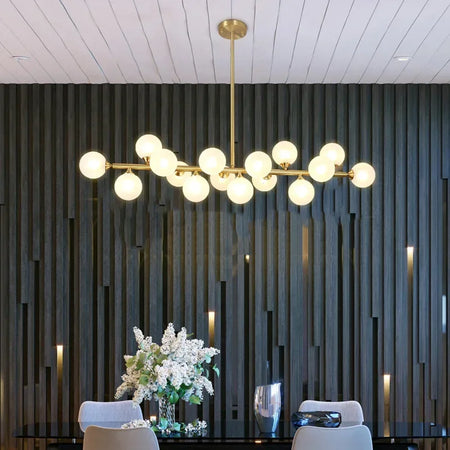 Pendant Light - Nordic LED Glass Ball Chandelier Gold Black Home Decor Lamp SW-36210234 - SWEET-LIGHTS
