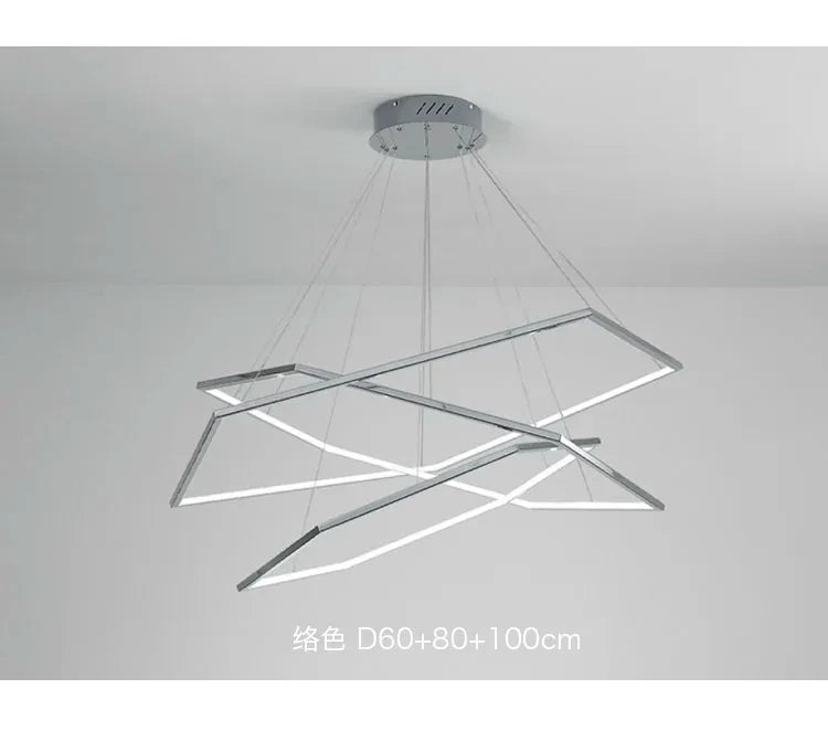 Pendant Light - Modern Luxury Gold Hexagon LED Chandelier SW-36210578 - SWEET-LIGHTS