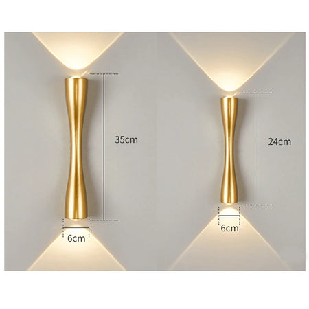 Wall Light - Led Wall Lamp IP65 Waterproof A85-265V 6W 12W SW-36210345 - SWEET-LIGHTS