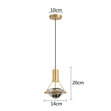 Wall Light - Modern LED Creative Diamond Crystal Wall Lamp Bedroom Bedside Living Room Sconce Indoor Lighting SW-36210123 - SWEET-LIGHTS