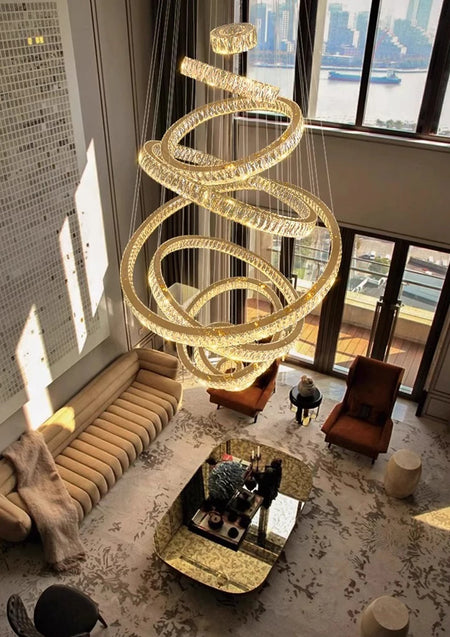 Chandelier - Modern Home Decoration Crystal Chandelier for Living Room and Stair Pendant Lighting SW-36210578 - SWEET-LIGHTS