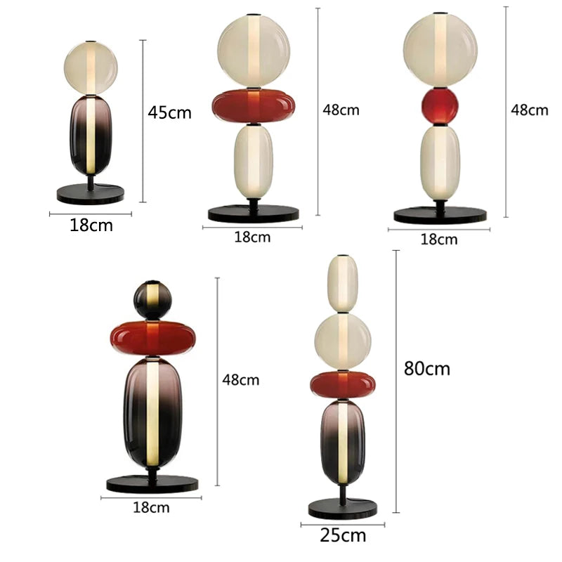 Floor Lamp - Italian Colored Glass LED Designer Light SW-36210458 - SWEET-LIGHTS