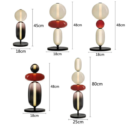Floor Lamp - Italian Colored Glass LED Designer Light SW-36210458 - SWEET-LIGHTS