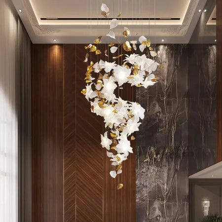 Chandelier - Loft Hanging Crystal Pendant Light for Modern Luxury Hotel Lobby Living Room SW-36210578 - SWEET-LIGHTS