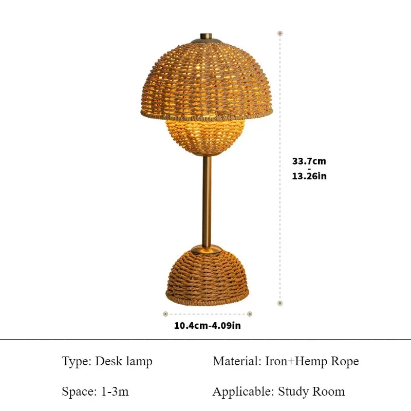 Table Lamp - American Style Desk Lamp for Bedroom LED Light SW-36210347 - SWEET-LIGHTS