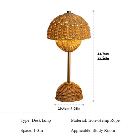 Table Lamp - American Style Desk Lamp for Bedroom LED Light SW-36210347 - SWEET-LIGHTS
