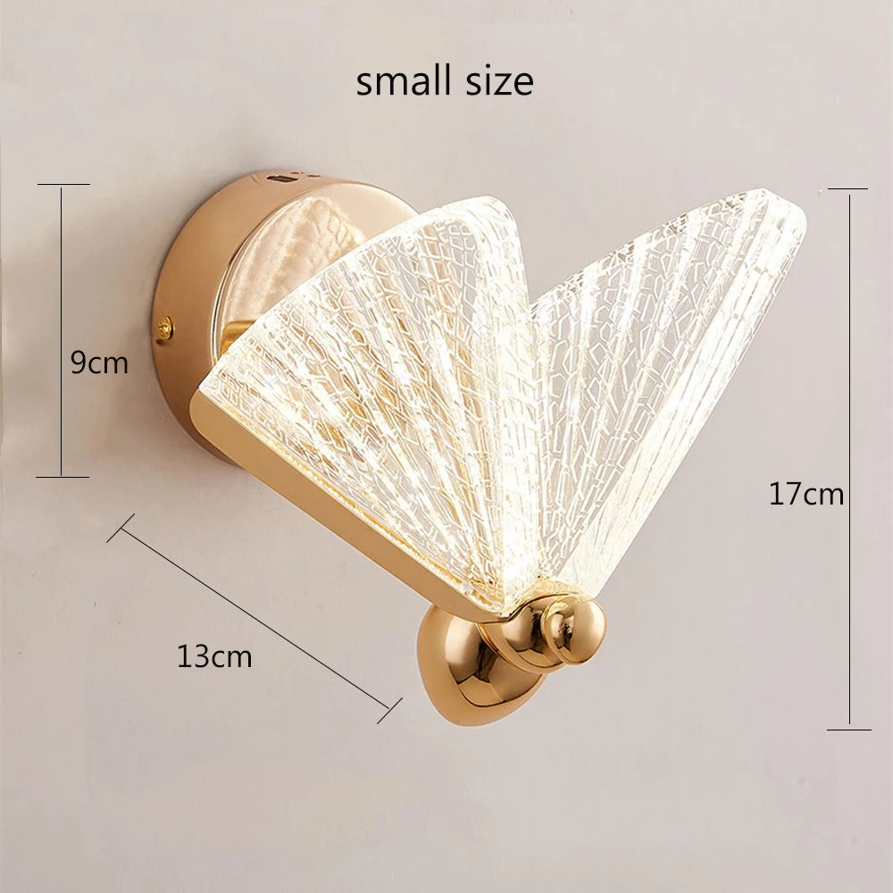 Wall Light - LED Wall Lamp Modern Creative Nordic Butterfly Bedroom Living Room Aisle Lighting SW-36210347 - SWEET-LIGHTS