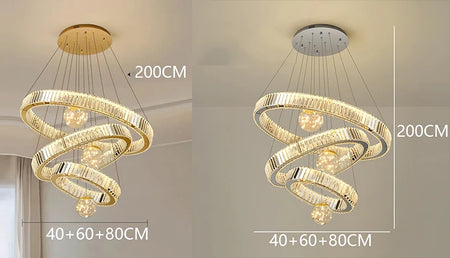 Chandelier - Modern Home Decoration Crystal Pendant Lamp SW-36210347 - SWEET-LIGHTS