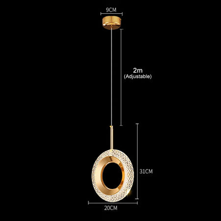 Pendant Light - Nordic Ring LED Indoor Hanging Lamp Room Decor SW-36210234 - SWEET-LIGHTS