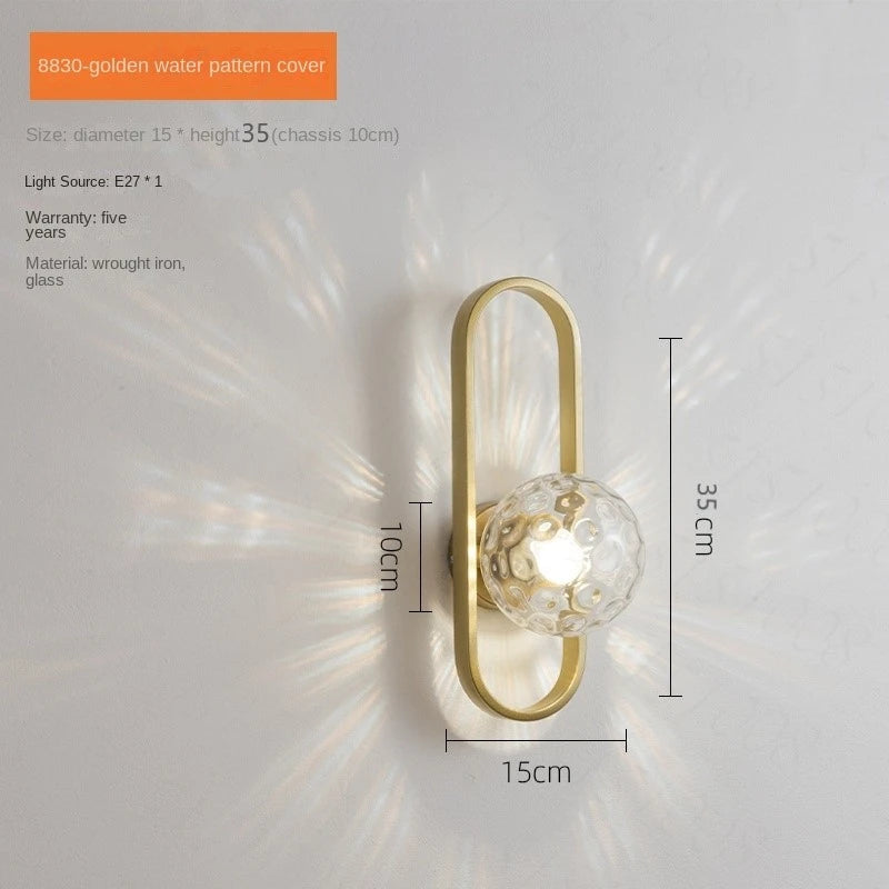 Wall Light - Modern Minimalist LED E27 Wall Sconce Glass SW-36210345 - SWEET-LIGHTS