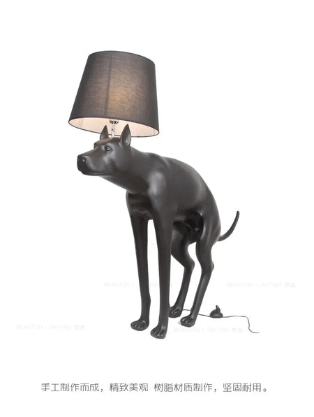 Floor Lamp - Resin Big Dog Cloth Cover Nordic Design SW-36210567 - SWEET-LIGHTS