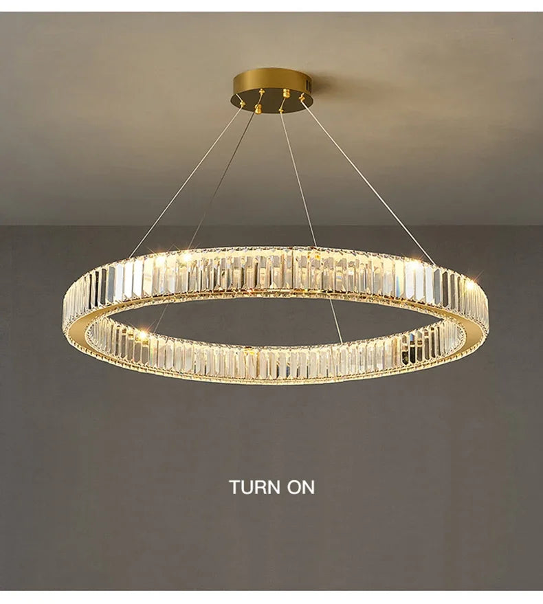 Pendant Light - Led Luxury Crystal Ceiling Pendant Lamp for Living Room and Dining SW-36210347 - SWEET-LIGHTS