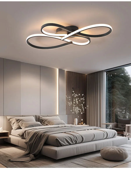 Ceiling Light - New Modern Led Black Lamp for Living Room Bedroom Study SW-36210234 - SWEET-LIGHTS