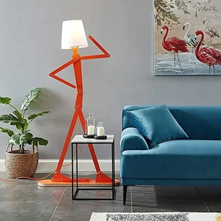 Floor Lamp - Creative DIY Wooden Humanoid Puppet LED Light SW-36210123 - SWEET-LIGHTS