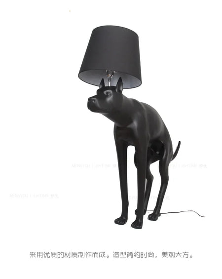 Floor Lamp - Resin Big Dog Cloth Cover Nordic Design SW-36210567 - SWEET-LIGHTS
