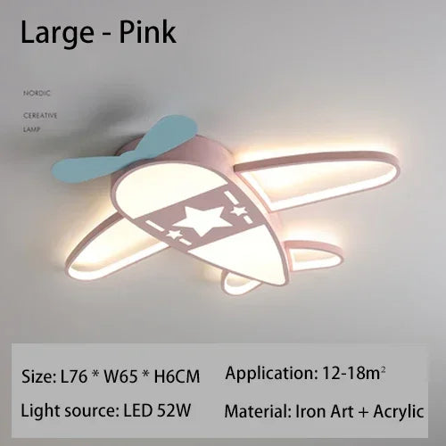 Children Lighting - Modern Airplane Led Ceiling Lights Children Cartoon Creative Lamp for Kids Room Indoor Lighting SW-36210234 - SWEET-LIGHTS