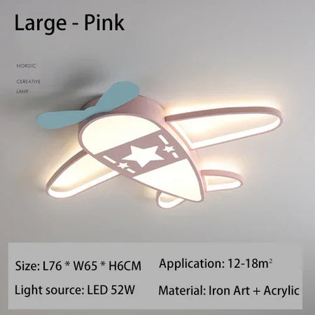 Children Lighting - Modern Airplane Led Ceiling Lights Children Cartoon Creative Lamp for Kids Room Indoor Lighting SW-36210234 - SWEET-LIGHTS