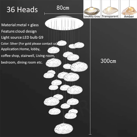 Chandelier - Nordic Home Decoration Living Room LED Pendant Light SW-36210345 - SWEET-LIGHTS