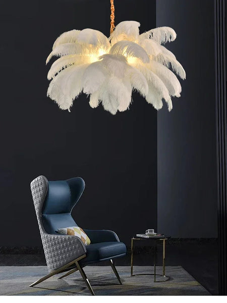 Pendant Light - Nordic Feather Ceiling Chandelier for Home Decoration Indoor Lighting SW-36210457 - SWEET-LIGHTS