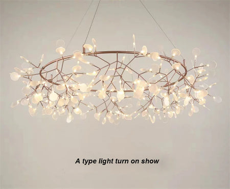Pendant Light - Nordic Modern Firefly Chandelier Black Gold SW-36210753 - SWEET-LIGHTS