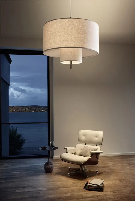 Pendant Light - Japanese Wabi Sabi Fabric Art Chandelier SW-36210345 - SWEET-LIGHTS