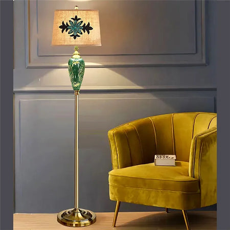 Floor Lamp - TEMAR American Retro Luxurious Standing Light SW-36210457 - SWEET-LIGHTS