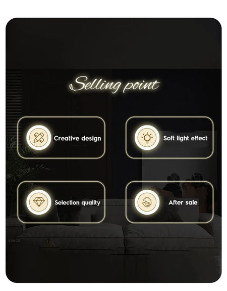 Table Lamp - INS LED Night Light Touch Switch Mushroom Lamp SW-36210457 - SWEET-LIGHTS