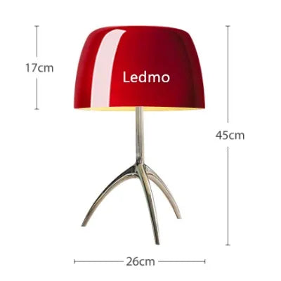 Table Lamp - Italian Designer Glass Shade Tripod Desk Light SW-36210345 - SWEET-LIGHTS