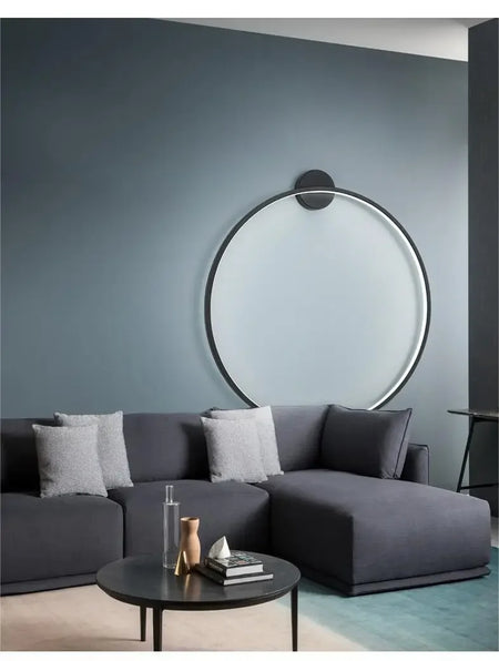 Wall Light - Minimalist Circle Background LED Wall Lamp Indoor Decor Living Room Wall Sconces Bedside Lighting SW-36210456 - SWEET-LIGHTS