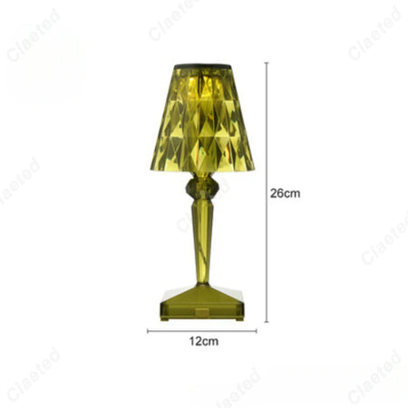 Table Lamp - LED Acrylic Diamond Crystal Decorative Desk Lamp USB Charging Touch Nightlight SW-36210457 - SWEET-LIGHTS