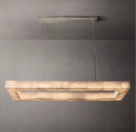 Pendant Light - Rectangular Retro American Black LED Chandelier SW-36210934 - SWEET-LIGHTS