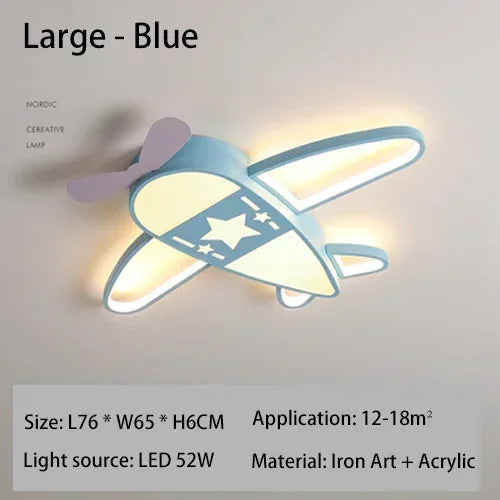 Children Lighting - Modern Airplane Led Ceiling Lights Children Cartoon Creative Lamp for Kids Room Indoor Lighting SW-36210234 - SWEET-LIGHTS