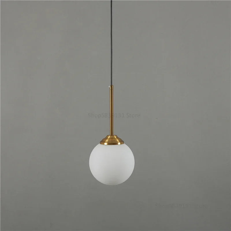 Pendant Light - Nordic Gray Glass Ball Island Pendant Lamp SW-36210678 - SWEET-LIGHTS