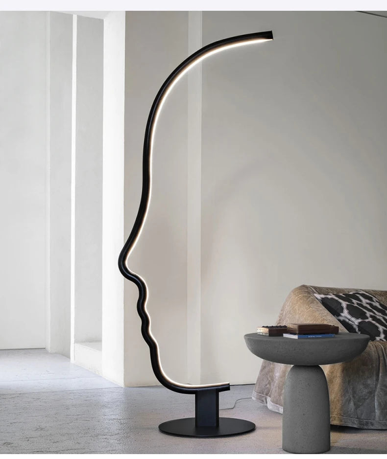 Floor Lamp - New Modern Human Face LED Decor Light SW-36210345 - SWEET-LIGHTS