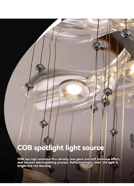 Chandelier - Italy Designer Crystal Glass Pendant Lights Luxury SW-36210457 - SWEET-LIGHTS