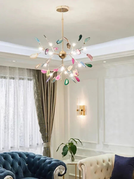 Pendant Light - Firefly Chandelier Agate Postmodern Luxury SW-36210478 - SWEET-LIGHTS