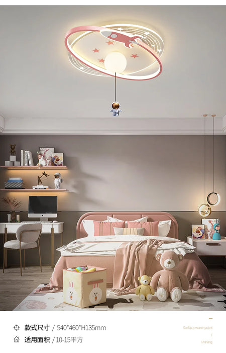 Children Lighting - Modern Astronaut Led Ceiling Lights Chandelier for Kids Room SW-36210435 - SWEET-LIGHTS