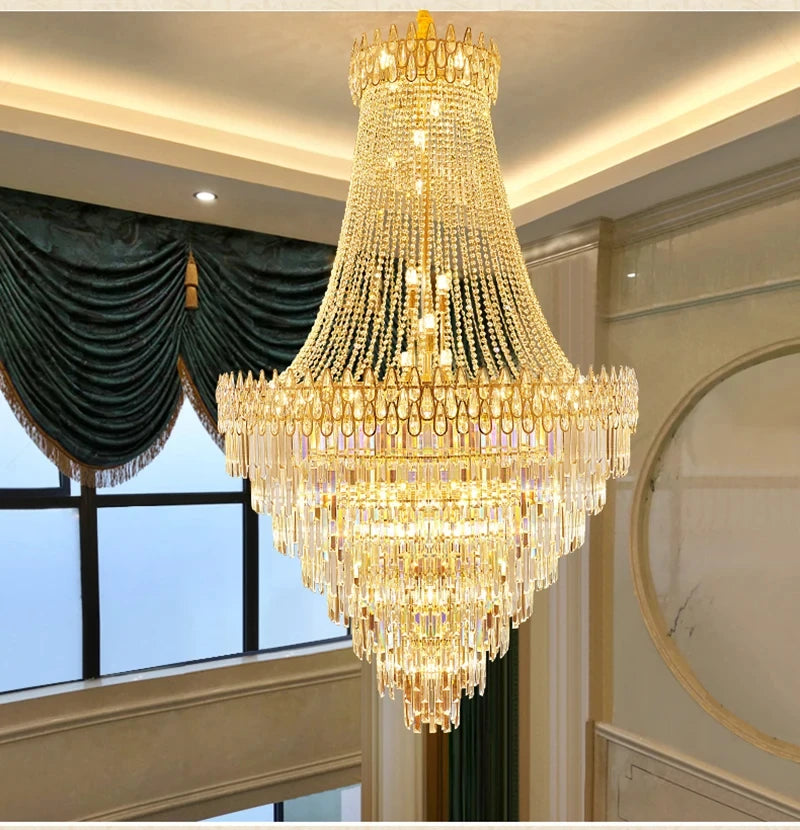 Chandelier - Nordic Modern Crystal Ceiling Light for Villa SW-36210345 - SWEET-LIGHTS