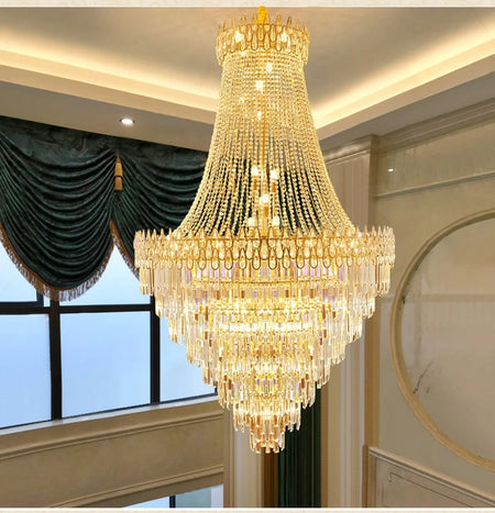 Chandelier - Nordic Modern Crystal Ceiling Light for Villa SW-36210345 - SWEET-LIGHTS