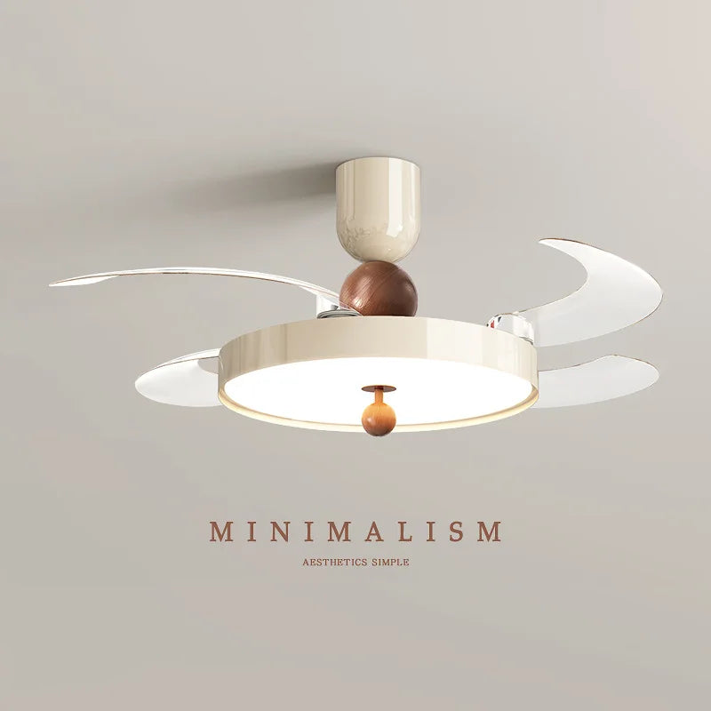 Fans - Modern LED Invisible Fan Lamp With Remote Control SW-36210437 - SWEET-LIGHTS