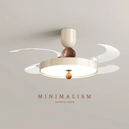 Fans - Modern LED Invisible Fan Lamp With Remote Control SW-36210437 - SWEET-LIGHTS