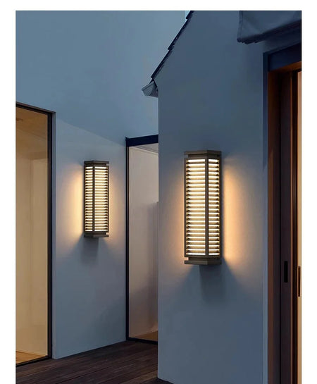 Outdoor Light - Stainless Steel Wall LED Cubical Black Fixture Waterproof Anti-Rust Sconces for Garage Pathway SW-36210347 - SWEET-LIGHTS