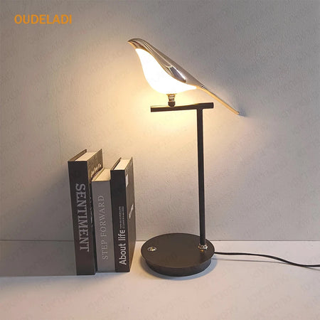 Table Lamp - Modern LED Magpie Bird Model for Indoor Reading SW-36210347 - SWEET-LIGHTS