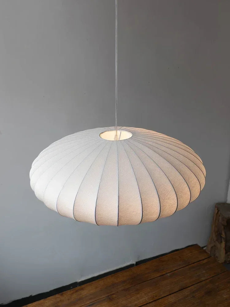 Pendant Light - Japanese Wabi-Sabi Handmade Silk Lamp SW-36210678 - SWEET-LIGHTS